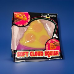 Play Goro Soft Cloud Squish Pizza Slice Slow Rising Sensory Fidget Toy, Ages 3+