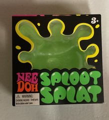 VIRAL! Nee Doh Sploot Splat Tactile Squishy Squeeze Toy Purple Green or Blue