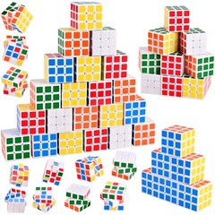 Goldge 100 Mini Cube Puzzles 1.18In 3X3 Magic Cube Party Favors For Kids School