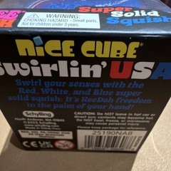 Nee Doh Lot of 6 Gumdrop Nice Berg Funky Pup Nice Cube Swirlin USA good vibes