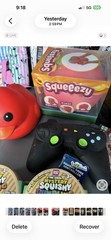 Sunny Days Jumbo Squeezy Peach Squishy Toy Stress Relief Sensory Fidget NEW