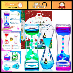 Liquid Motion Bubbler – Sensory Fidget Desk Toy for Stress Relief & Focus – Calm