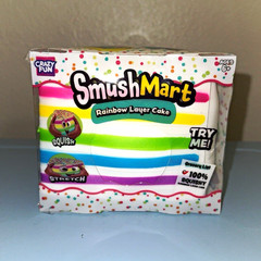 RMS Crazy Fun Smush Mart Rainbow Layer Cake Squishy Toy