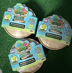 3x RMS Crazy Fun Mystery Dumpling Green Holographic Apple Scented NEW SEALED