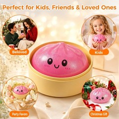 Opom Squishy Dumpling Toy Dumpling Squishy Mystery Random 1 Of 14 Colors