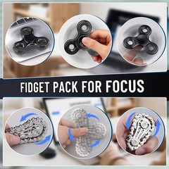 5 Pcs Fidget Toys Teen & Adult Metal Fidgets Spinner Cool Hammer Hand…