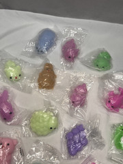 Lot of 20 Mochi Squishy Toys – Assorted Animals – Stress Relief Fidgets Favors