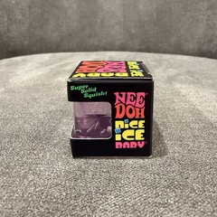 Schylling NeeDoh Nice Ice Baby Super Solid Squish Mini Cube Purple New