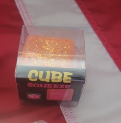 Multicolor Squeeze Toys Lot: Cube, Bun Me Set Sugar Edition, 4oz Butter, 3+