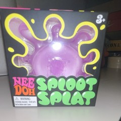 Nee Doh Sploot Splat Tactile Squeeze Toy Purple Ages 3-4 4-7 8-11 12-16