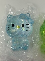 New 4x Hello Kitty Sugar Squishy Glitter Squeezy Toy Bundle