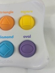 Dimpl Duo Sensory Toy With Braille Colors & Shapes Fat Brain Toys