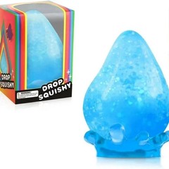 Dream Drop – Sensory Squeeze Toy w/ Dreamy Smooth Squeeze – 3″ Tall Blue