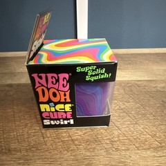Schylling NeeDoh Nice Cube Swirl Super Solid Squish Squeeze Toy MPN 26065YP