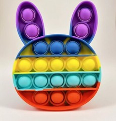Creatov Pop It Fidget Toy 3 Pack Rabbit Round Star Sensory Bubble Push Toys
