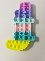 Multicolor Alligator Pop It Fidget Tactile Sensory Toy for Ages 4-11
