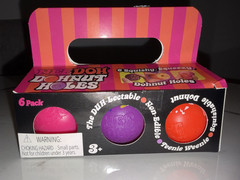 Doh Doughnut Holes 6 Pack Tactile Squishy Squeezy Squeeze Toy Multicolor 3+