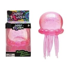 NeeDoh Pink Jellyfish Jelly Squish Stress Toy Fidget Squeeze Super Solid Squish