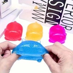 Mystery Cat Pull Stretchy Dough Fidget Squishy Sensory Toy Kids Adult unbranded