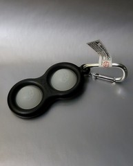 NEW Glow in the Dark Sensory Toy Simpl Dimpl Popping Fidget Keychain +Carabiner