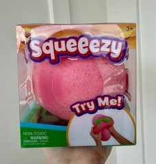 Peach Squishy Sunny Days Jumbo Squeezy Toy Stress Relief Sensory Fidget NEW 🍑🍑