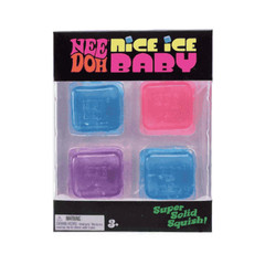 Needoh Nice Ice Baby 4 Pack Mini Cubes Squishy [SHIPS AFTER 7/19]