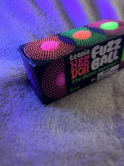 Authentic Schylling Needoh Teenie NeeDoh Fuzz Ball Velvet squeeze NIB 3 Pack
