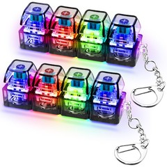 2 PCS Keyboard Fidget Toy, 1.1 x 2.91 inches, Transparent Black