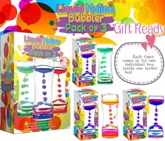 Liquid Motion Bubbler Visual Sensory Toys, Liquid Bubbler for Kids and Adults…