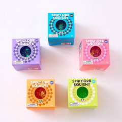 J’adore Spiky Orb Squishy Diamond Squeeze Ball, RANDOM COLOR. * 1PC