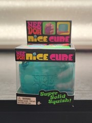 Nee Doh Nice Cube – Super Solid Squish! (Blue) – Brand New/Factory Sealed! –