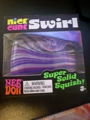 Needoh Nice Cube Swirl Blue Pink Purple Schylling Authentic Needoh