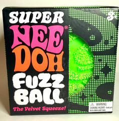 NeeDoh SUPER FUZZ Ball Green XL Giant Fuzzy Squishy Stress Toy 🔥 100% AUTHENTIC