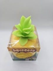 Sunny Days Squeeezy Pineapple Tactile Squeeze Toy Yellow/Green Ages 3-5 Years