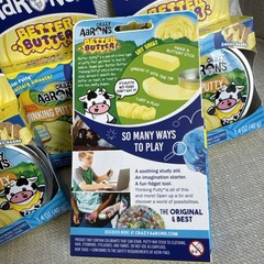 Aarons Crazy Better Butter Thinking Putty 1.4 oz Lot of 4 Bundle Set