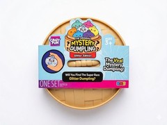 1x New! RMS Crazy Fun Squishy Bun 🪩 Glitter Edition 🪩 Mystery Dumpling Set