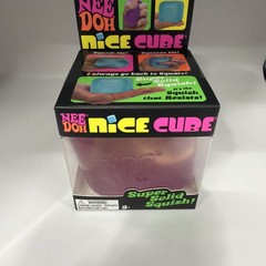 Nee Doh Nice Cube PINK NEW IN BOX 3”