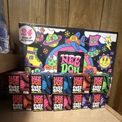 10 Nee Doh Fuzz Ball, 24 day Surprises Advent Calendar + 4oz Butter Squish Free