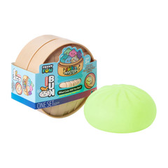 RMS Crazy Fun Mystery Bun Dumpling Squishy Squeeze Toy, Glitter Surprise