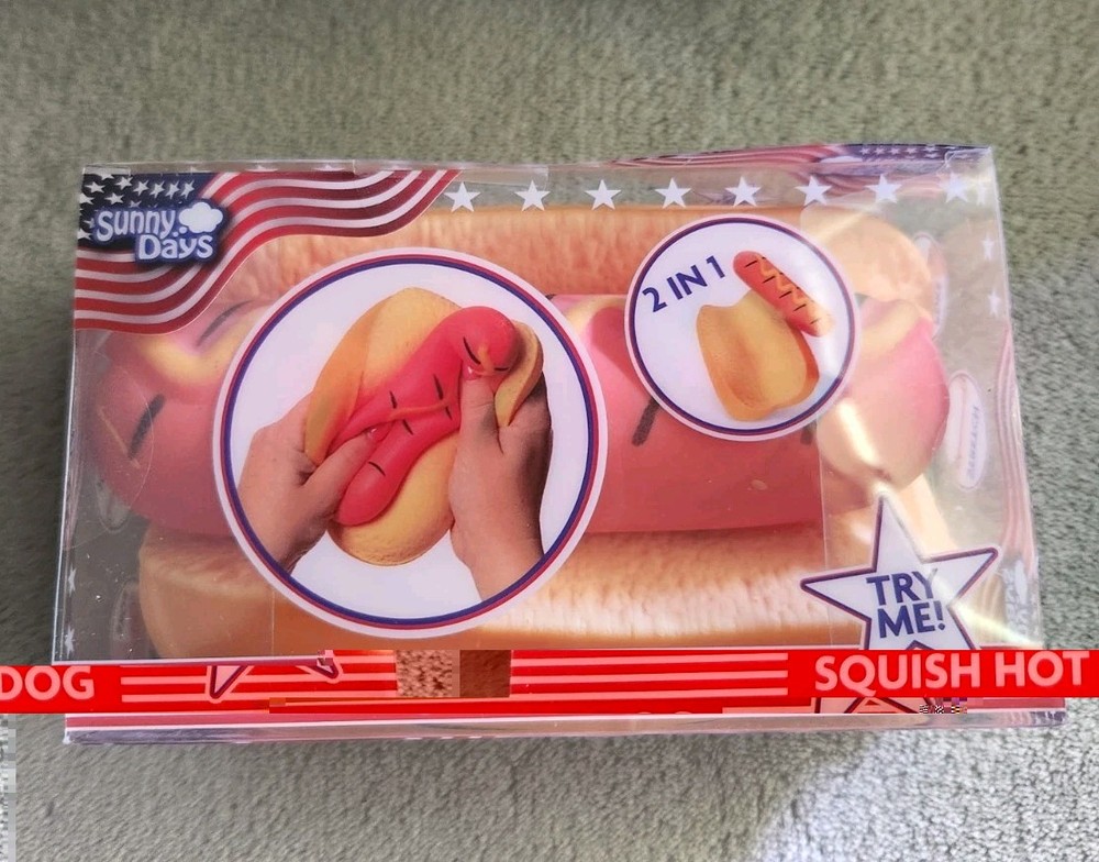Sunny Days Squishy Hot Dog- Viral Sensory Toy
