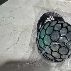 Mesh Squishy Squeeze Stress Ball Toy, Blue & Green (Ages 17 Years & Up)