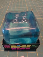 NeeDoh Nice Berg Blue XL Giant Nee Doh Niceberg Solid Squish Cube Ice Block