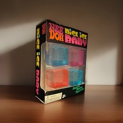 🔥NeeDoh Nice ICE Baby 4 pack, Set of 4 Nee Doh Mini Nice Cube BRAND NEW SEALED