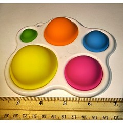 1784. Sensory Fidget Silicone Bubbles in Plastic Frame
