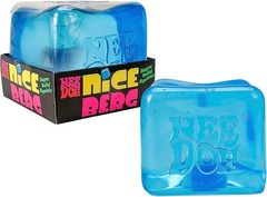 Official Schylling NeeDoh Squishy, Nice Berg, Blue, New in Box