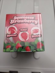 Strawberry Character Family Squishy Squeeze Toy, Red/Green, Ages 3-4 Years