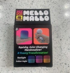 Schylling NeeDoh Mello Mallo Color-Changing Squish Toy, Blue, 3+, 26053HY