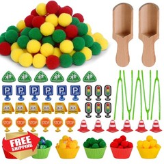 Unvola Traffic Sensory Bin Filler