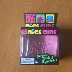NeeDoh Nice Cube Super Solid Squish Stress Toy Pink New