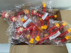 Lot Of 13 Pop Tubes Red Giraffe Robot Sensory Toy Autism ADHD Anxiety Relief